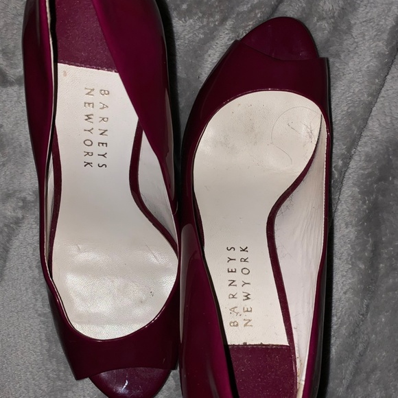Barneys New York Shoes - Barneys Purple heels
